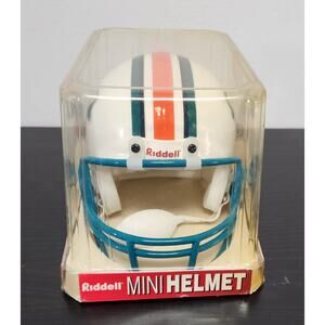NIB Vintage Riddell Mini-Helmet NFL Miami Dolphins
